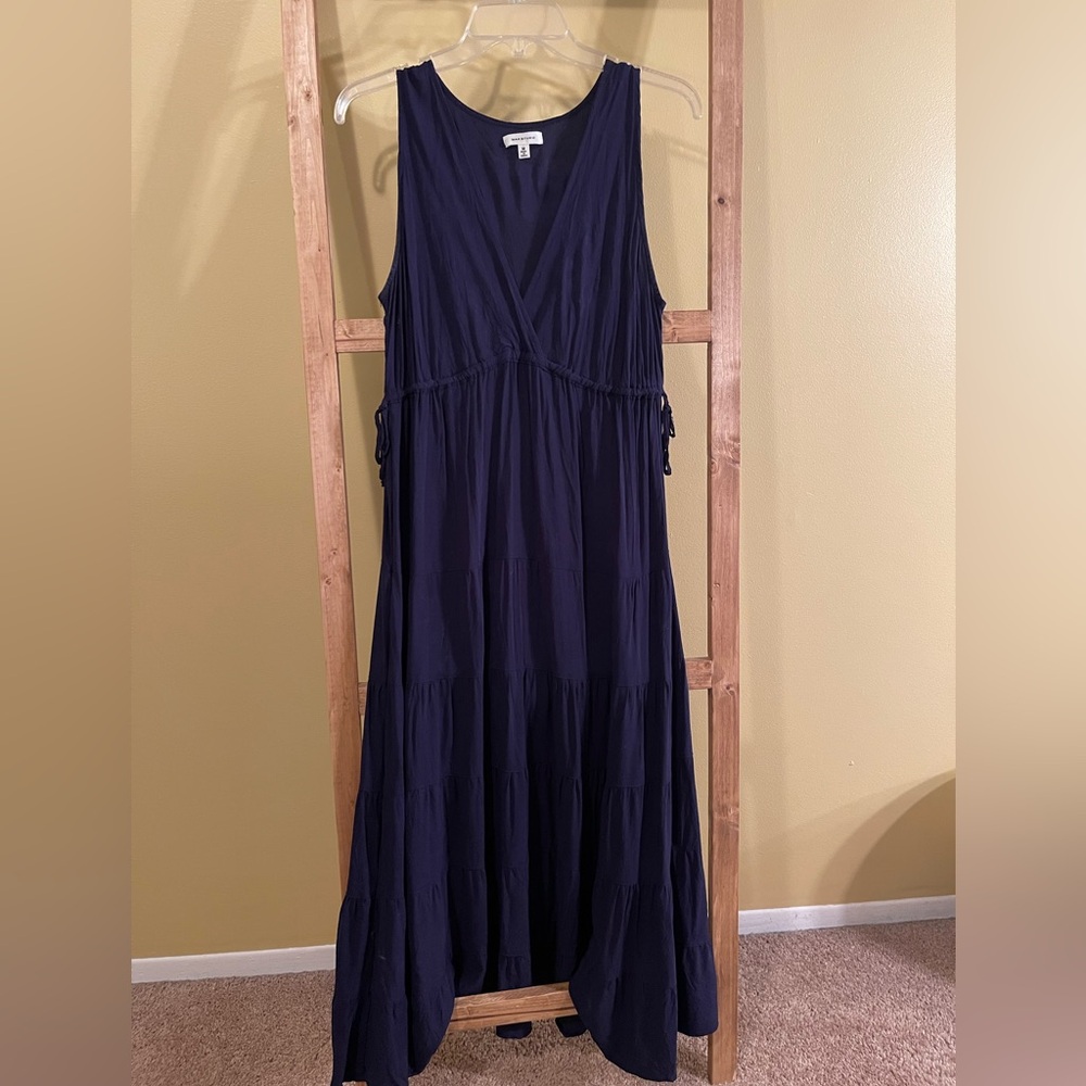 Max Studio Size medium blue maxi dress